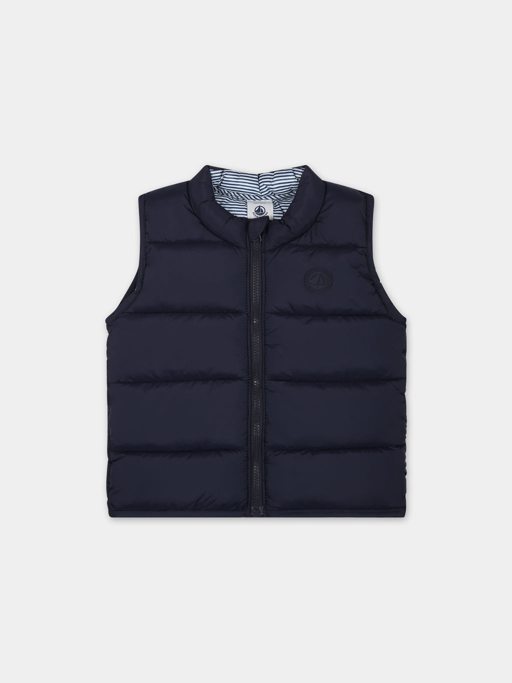 Blue vest for baby boy